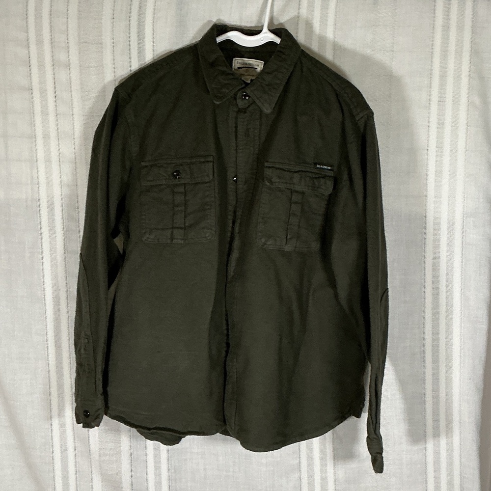 Field & Stream Dark Olive Utility Shirt Jacket